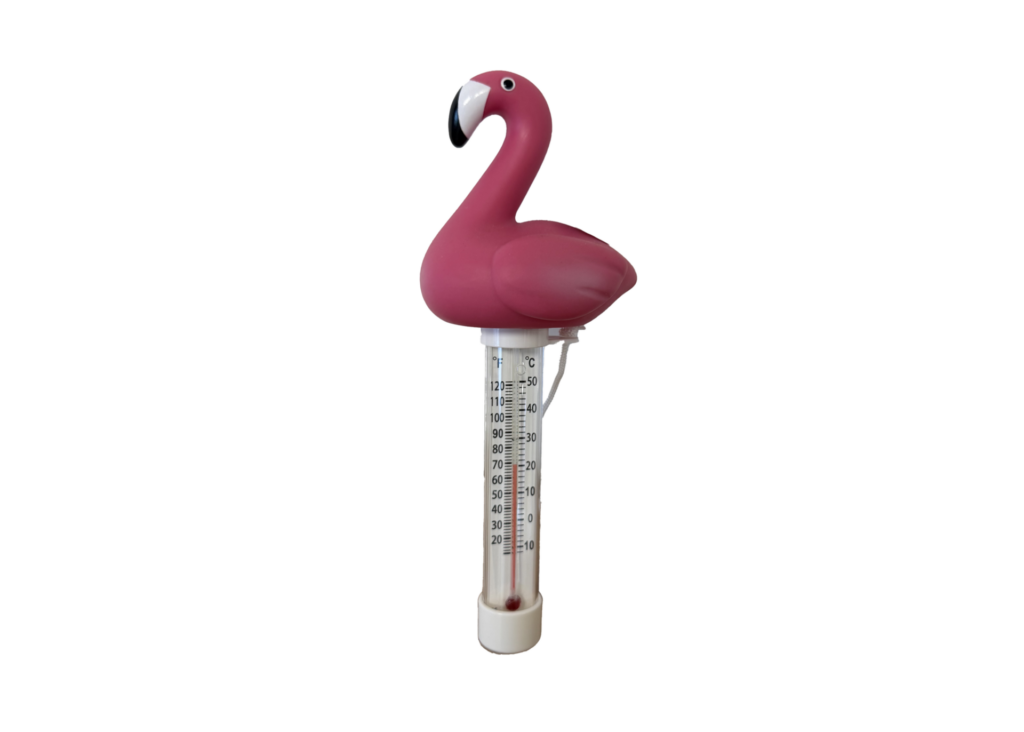 Thermomètre flamant rose