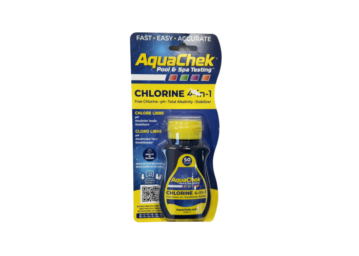 50 bandelettes Aquachek chlore