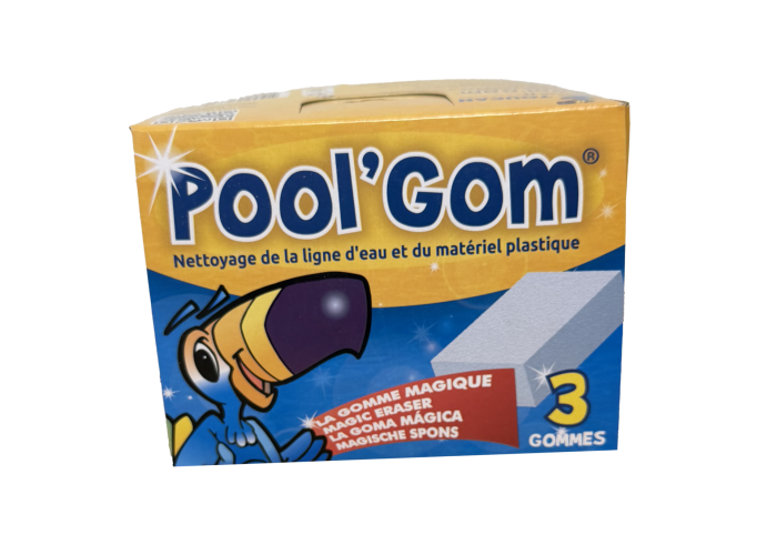 Boite de 3 éponges magiques POOLGOM