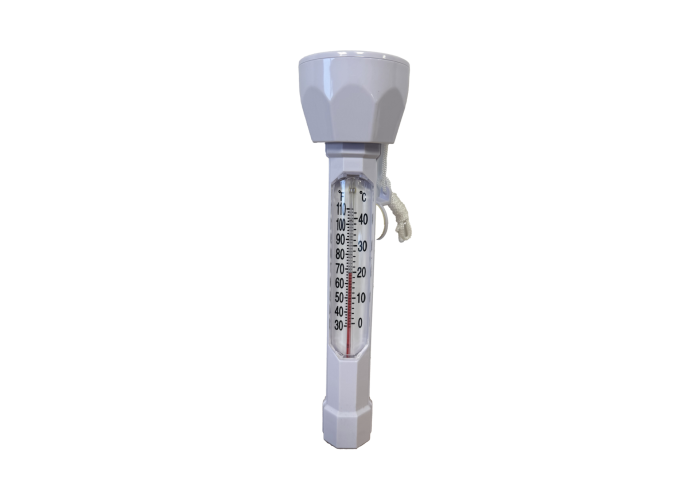 Thermomètre cylindrique blanc